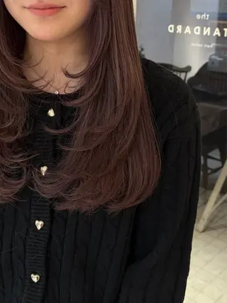 ロング カラー ‎🤍透明感カラー 【仙川】セリナ‎🤍のヘアスタイル