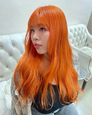 ロング 似合わせ×透明感 カラー🤍MAOのヘアスタイル