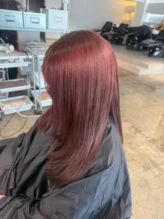 セミロング カラー 🫧ブリーチ/透明感 カラー/メンズ/みきのヘアスタイル