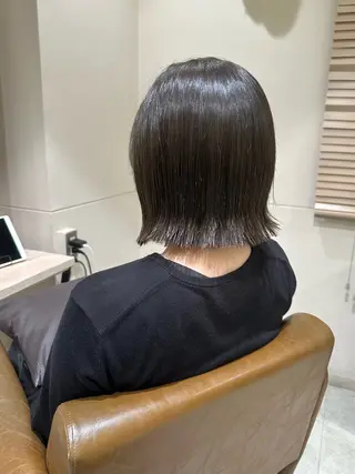 ショート レイヤーカット× 髪質改善カラー 片山のヘアスタイル