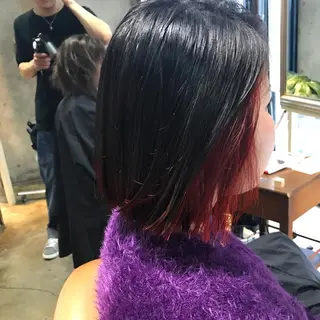 ショート カラー ヘアアレンジ マツエク・マツパ サロンドミルク 原宿のヘアスタイル