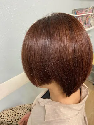 ショート カラー Lepps れいなのヘアスタイル