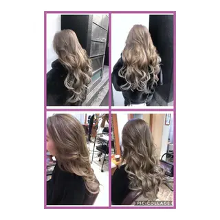 ロング カラー 100%髪質改善特化 TRUNSのヘアスタイル
