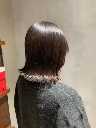 ミディアム 中村 彩乃のヘアスタイル