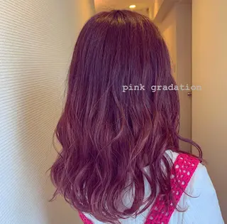 セミロング 韓国✖️網紅🖤 パーマYURIYAのヘアスタイル