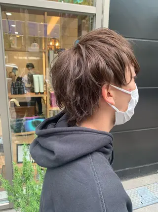 ショート カラー ‪🌿パーマ大好評 メンズ特化🌿ワタルのヘアスタイル
