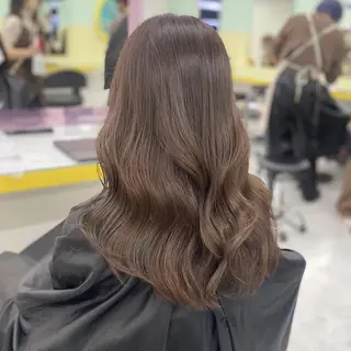 カラー ベージュ×レイヤー 🤎横浜/miu🤎のヘアスタイル