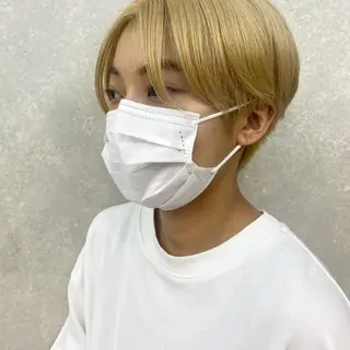 ショート カラー 顔周りカット/透明感 カラー✂️MEIのヘアスタイル