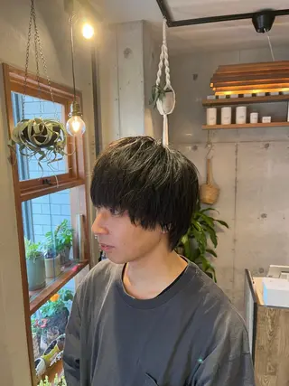 ショート メンズ 🌀メンズパーマ🌀 🐏丸山祐宇🐏のヘアスタイル