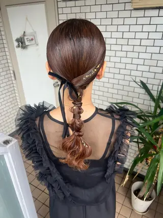 ヘアアレンジ 大人可愛いヘアメイク 💋🧚‍♀️しずかのヘアスタイル