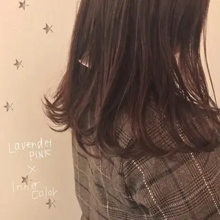 ミディアム 市川 千夏のヘアスタイル