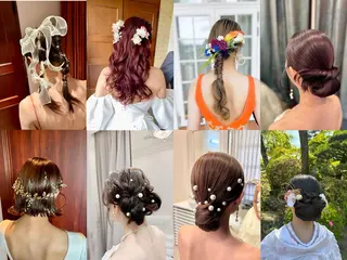 セミロング ヘアアレンジ 鈴木 沙羅のマツエク・マツパデザイン