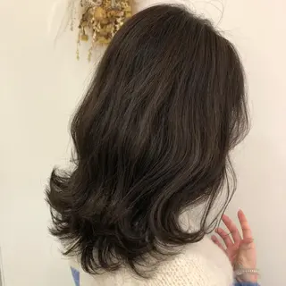 セミロング カラー 【髪質改善】 梅田　聡のヘアスタイル