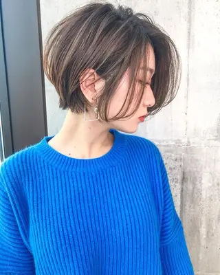 ショート ブリーチなし/透明感 /ショート/大世のヘアスタイル