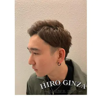 メンズ 猪井 明のヘアスタイル