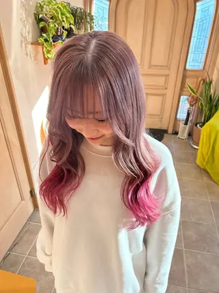 ロング カラー mayu .のヘアスタイル