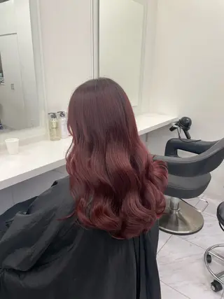 ロング カラー ヘアアレンジ 💗横浜美容室 💗HARUNAのヘアスタイル