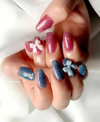 ネイル 3dパーツ/流行り 👧shushu❤️のネイルデザイン