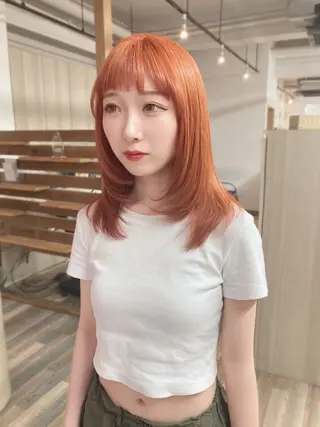 セミロング カラー ✂️似合わせの魔術師 石田一樹✂️のヘアスタイル