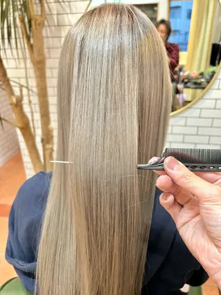 ロング カラー 石井 佑樹のヘアスタイル