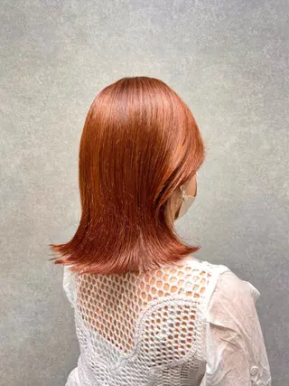 ミディアム カラー 熊本市東区 /Ririkaのヘアスタイル