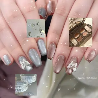 ネイル 🪄mimi🎀 Midori🪽のネイルデザイン