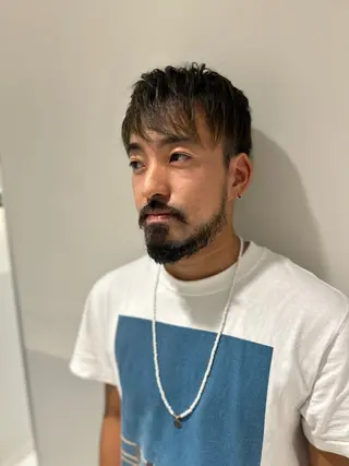 ショート パーマ 骨格補正カット✂︎ 🌟菅野陽介🌟のヘアスタイル