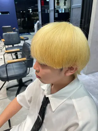 カラー メンズ メンズ限定そらパーマ カラーモデル募集🍯のヘアスタイル