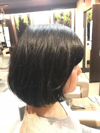 ミディアム ヘアアレンジ ❣️大人色気レイヤー 美髪縮毛 金山❣️のヘアスタイル