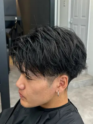 メンズ 渋谷メンズパーマ 渡邊優輝のヘアスタイル