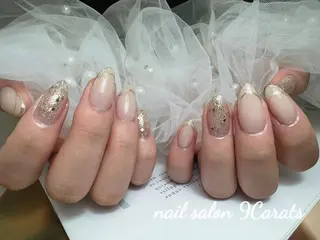 ネイル 💜ワンホンネイル ナインカラット💎のネイルデザイン