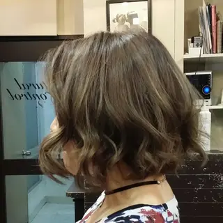 ショート ミディアム カラー 100%髪質改善特化 TRUNSのヘアスタイル