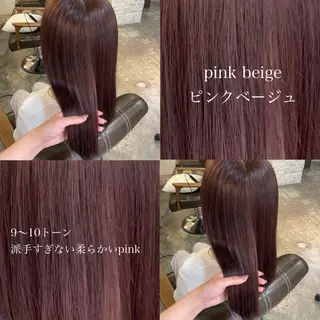 ロング カラー 🧸顔周りカット /透明感🎀のヘアスタイル