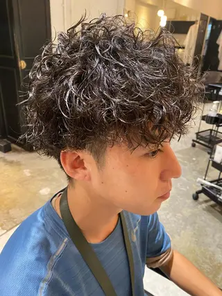 ショート メンズ バレイヤージュ職人 🔥代表YU-SHIのヘアスタイル