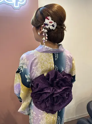 ロング ヘアアレンジ pep natsumiのヘアスタイル