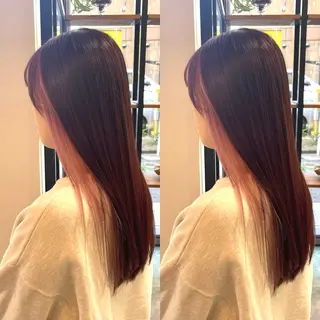 セミロング カラー オージュアソムリエ DAIKI⭐️のヘアスタイル