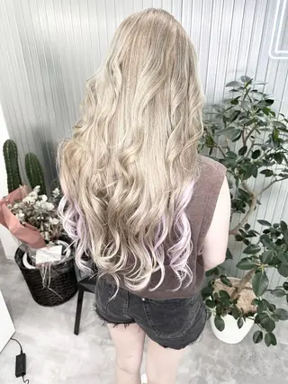 ロング カラー LOOP hairのヘアスタイル