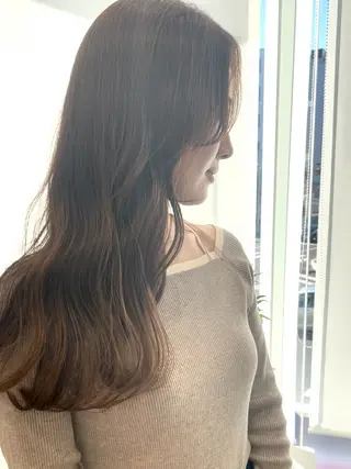 ロング カラー DECORA SORAN【本川越】所属・韓国/顔周り/ボブ/ ショート/大川陽太のヘアスタイル