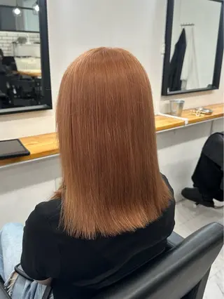 ミディアム カラー ヘアセット🎀透明感 カラーHiROEのヘアスタイル