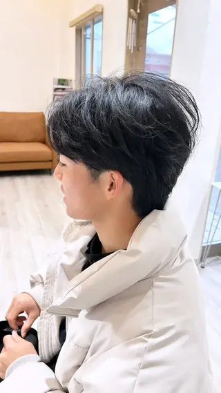 ショート パーマ 堀 大輔のヘアスタイル