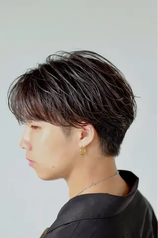 ミディアム パーマ メンズ 湘南のパーマ職人 🔥清水琉葵🔥のヘアスタイル