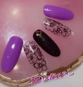 ネイル 小尾 栞のネイルデザイン