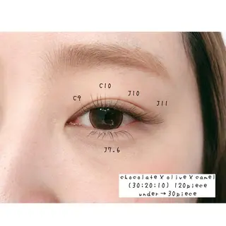 マツエク・マツパ Briicil ブリーシルのマツエク・マツパデザイン