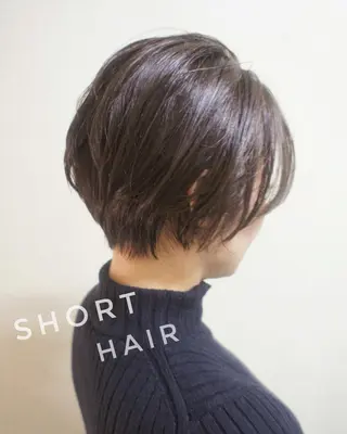 ショート カラー パーマ 🟦髪質改善6年 💊YAMAMOTOのヘアスタイル