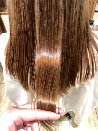 ミディアム 縮毛矯正/髪質改善 主税巧一のヘアスタイル