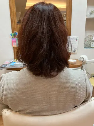 ミディアム 湯浅　貴子 ナチュラルストレートのヘアスタイル