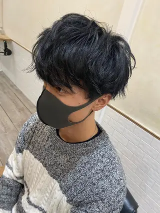 メンズ kanon♡ 暖色カラー‎🤍のヘアスタイル