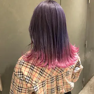 ロング カラー SAKINO. ベージュカラーのヘアスタイル