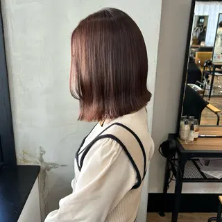 ミディアム カラー otoha✳︎ くすみ艶カラーのヘアスタイル