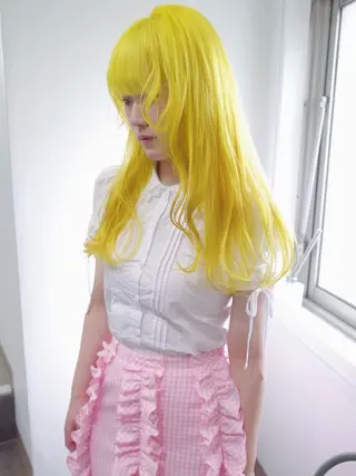 ミディアム カラー IDE AYANEのヘアスタイル